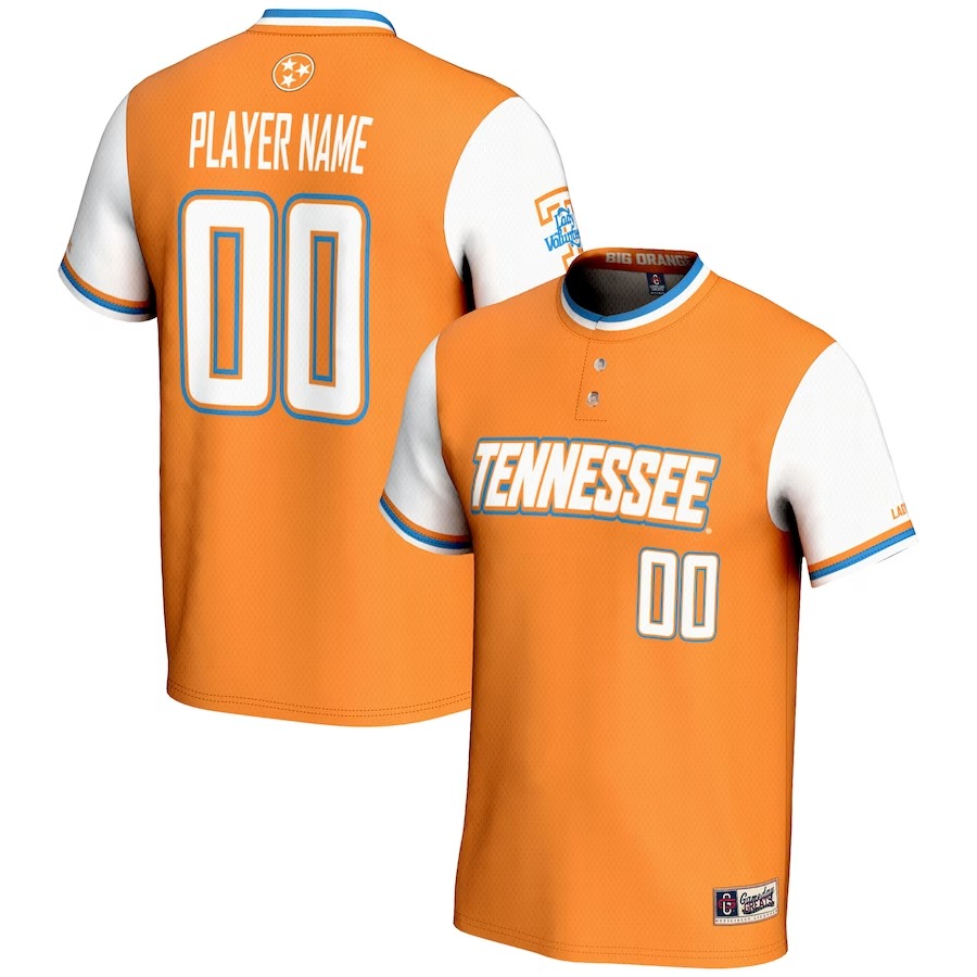 Tennessee Volunteers GameDay Greats Youth NIL Pick-A-Player Lightweight Softball Jersey - Orange - Jersey