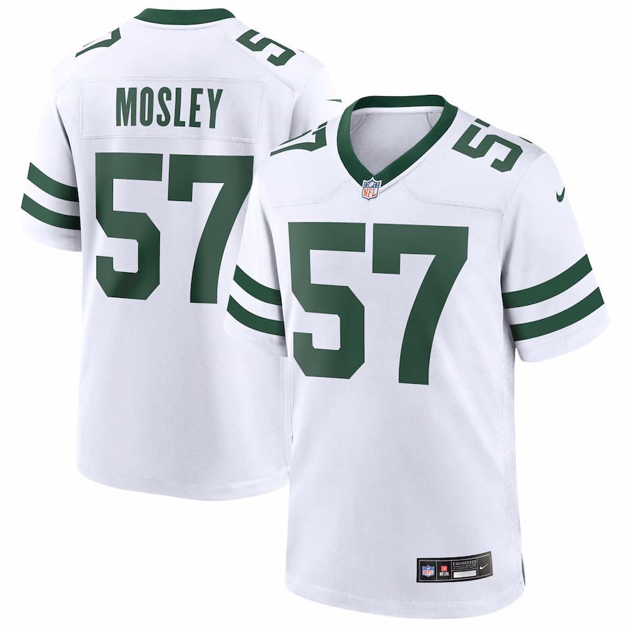 Men's New York Jets C.J. Mosley Nike Legacy White Game Jersey - Jersey