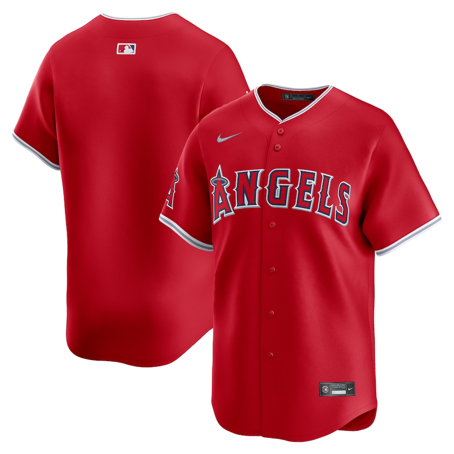 Men's Los Angeles Angels  Nike Red  Alternate Limited Jersey - Jersey