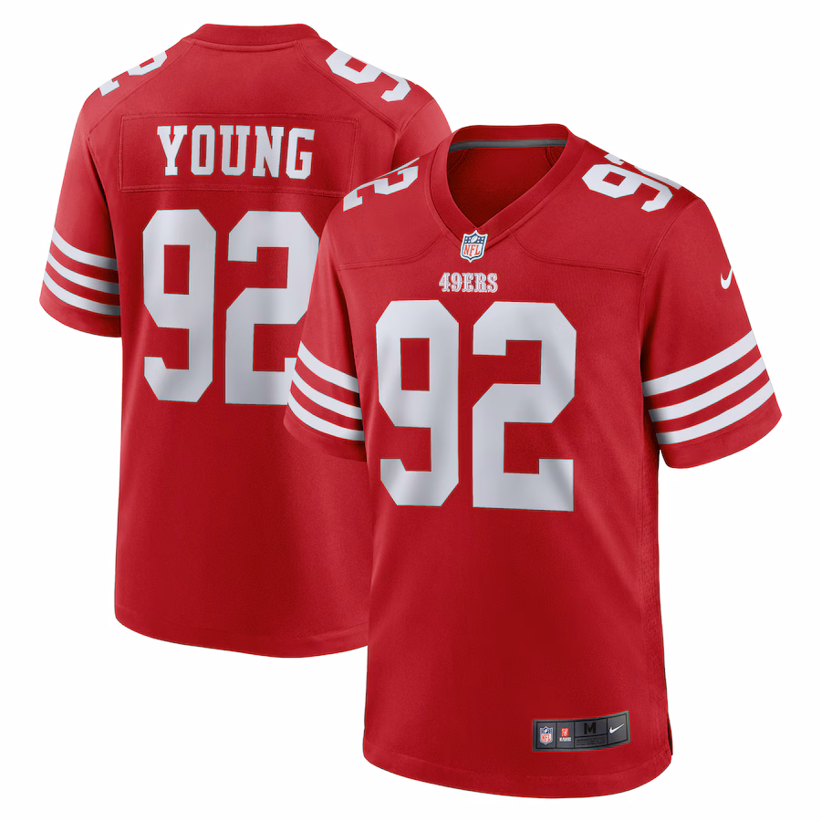 Men's San Francisco 49ers Chase Young Nike Scarlet Game Jersey - Jersey