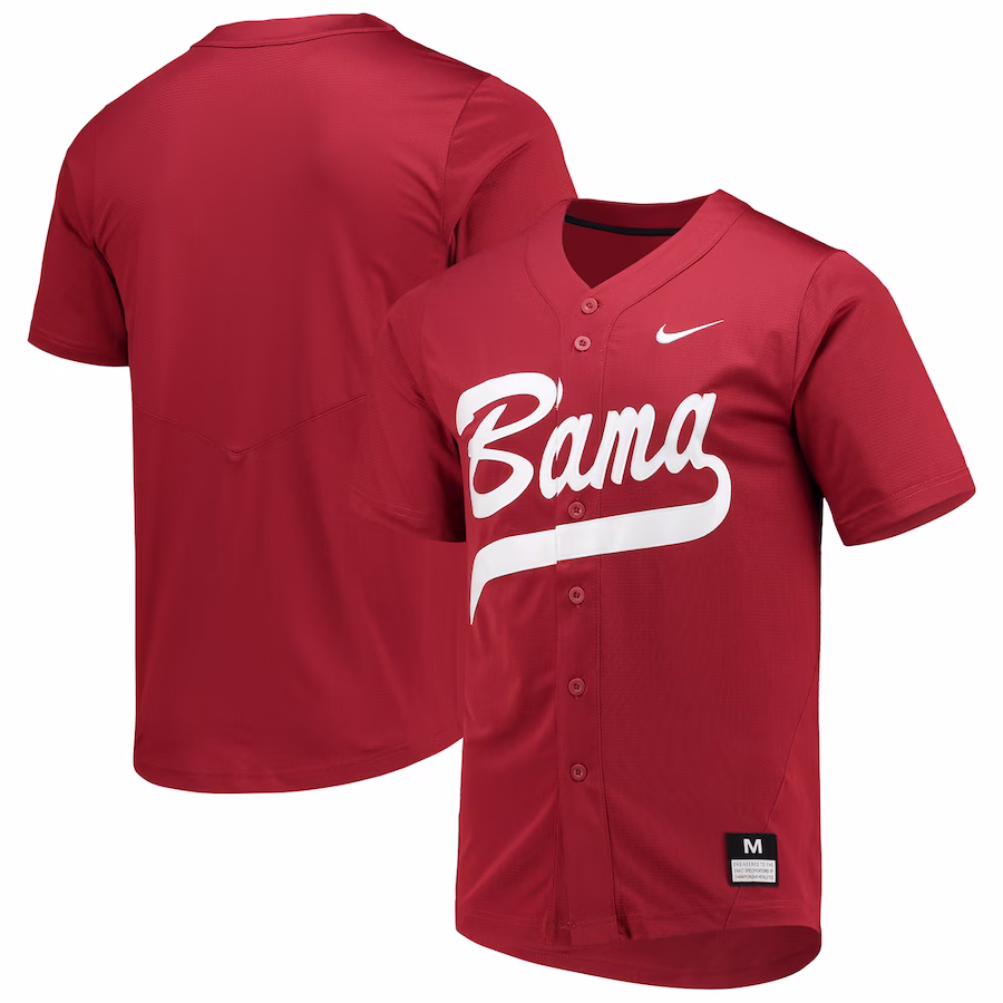 Alabama Crimson Tide Nike Full-Button Replica Softball Jersey - Crimson - Jersey