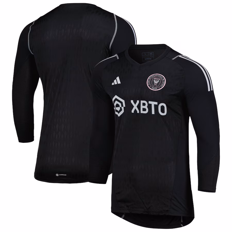 Men's Inter Miami CF adidas Black 2023 Goalkeeper Long Sleeve Replica Jersey - Jersey