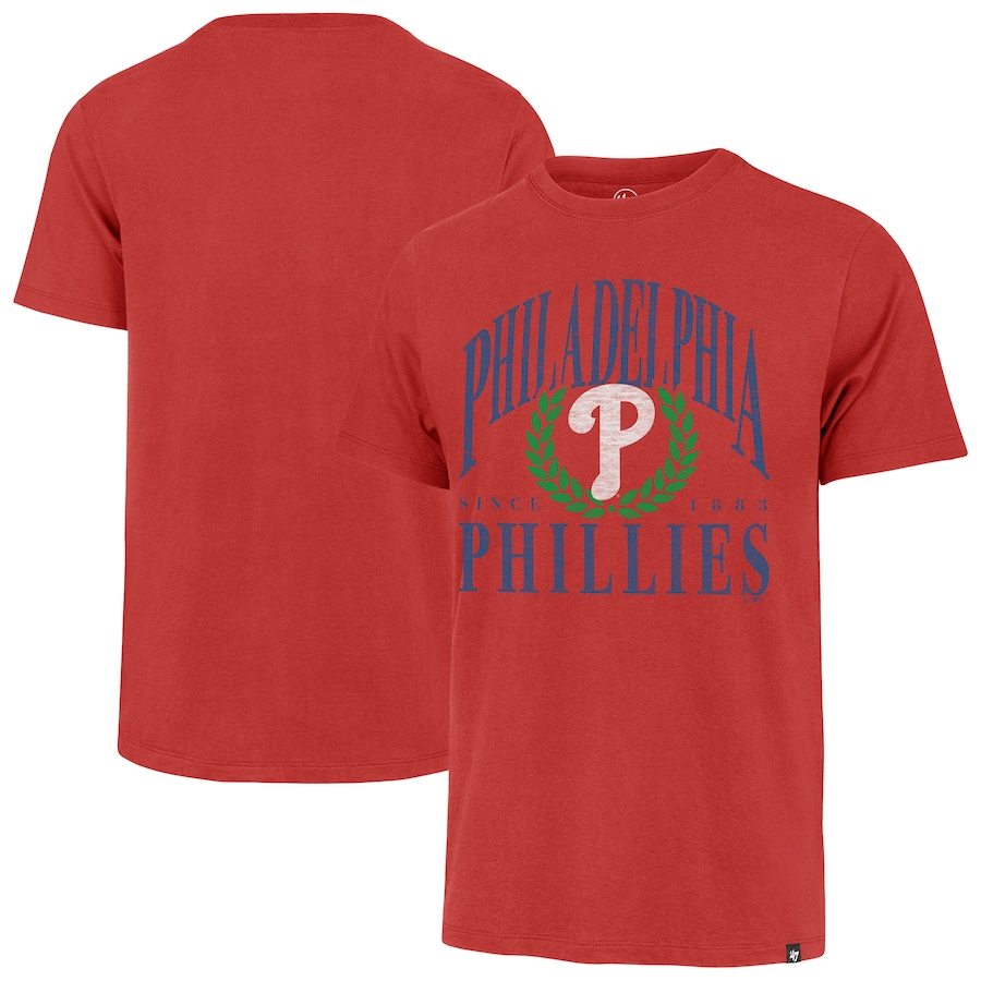 Men's Philadelphia Phillies '47 Red Pitchout Franklin T-Shirt - Jersey