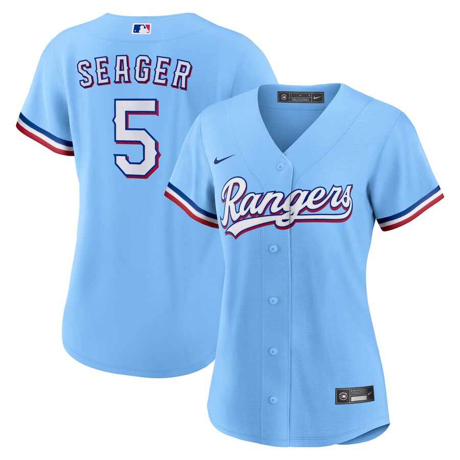 Women's Texas Rangers Corey Seager Nike Light Blue Alternate Replica Player Jersey - Jersey