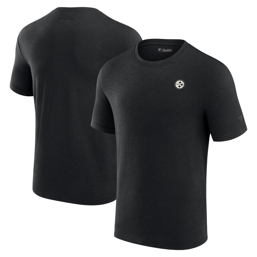 Men's Pittsburgh Steelers Fanatics Black Modal Short Sleeve T-Shirt - Jersey