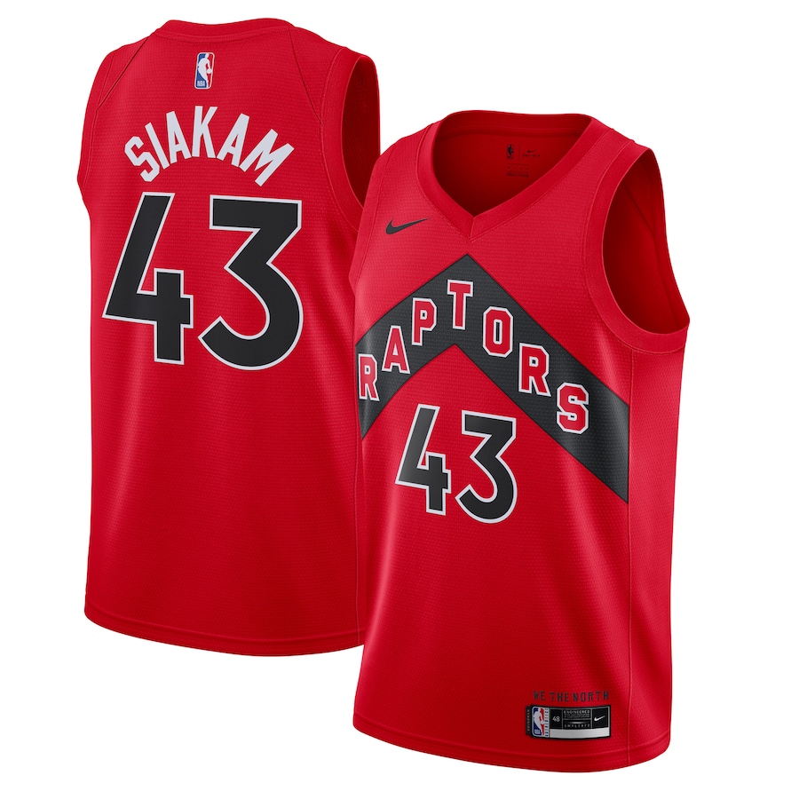 Men's Toronto Raptors Pascal Siakam Nike Red 2020/21 Icon Swingman Jersey - Jersey