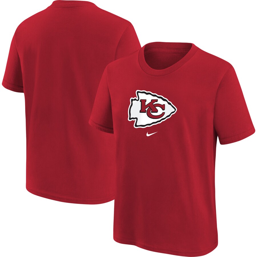 Youth Kansas City Chiefs Nike Red Logo T-Shirt - Jersey
