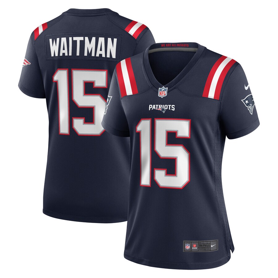 Women's New England Patriots Corliss Waitman Nike Navy Game Jersey - Jersey