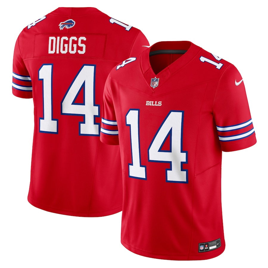 Men's Buffalo Bills Stefon Diggs Nike Red Vapor F.U.S.E. Limited Jersey - Jersey