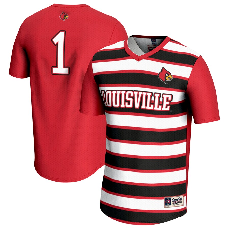 Youth GameDay Greats #1 Red Louisville Cardinals Lightweight Soccer Fashion Jersey - Jersey