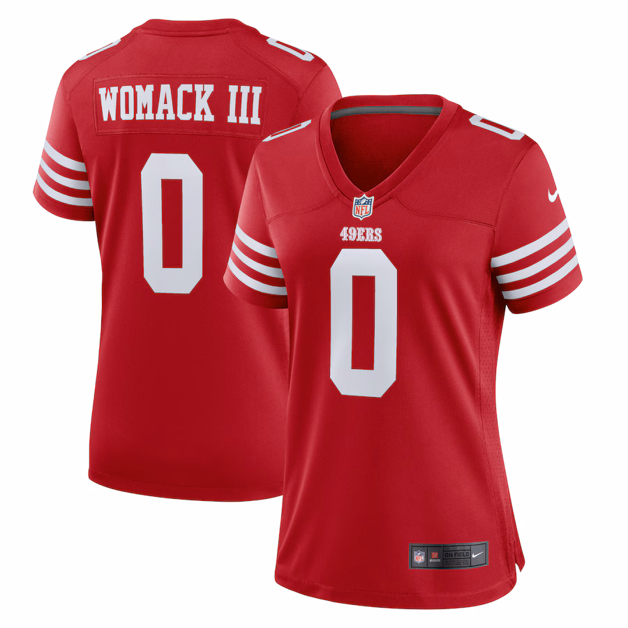 Women's San Francisco 49ers Samuel Womack III Nike  Scarlet  Game Jersey - Jersey