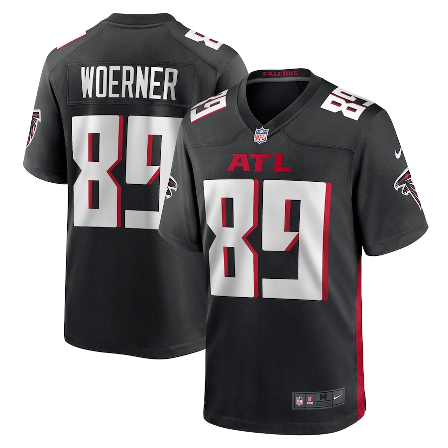 Men's Atlanta Falcons Charlie Woerner Nike  Black  Game Jersey - Jersey