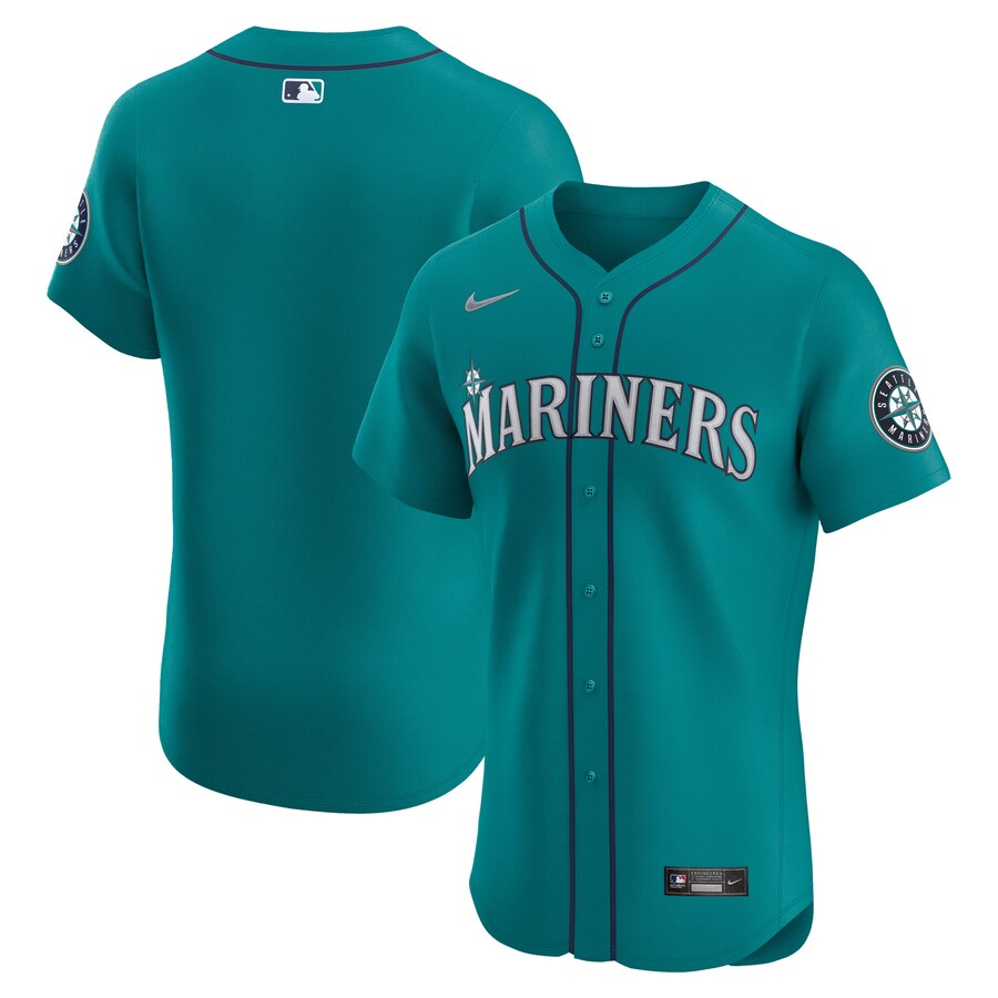 Men's Seattle Mariners Nike Teal Alternate Elite Jersey - Jersey