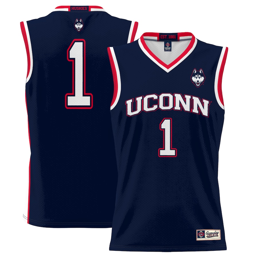 #1  UConn Huskies GameDay Greats  Lightweight Basketball Jersey - Navy - Jersey