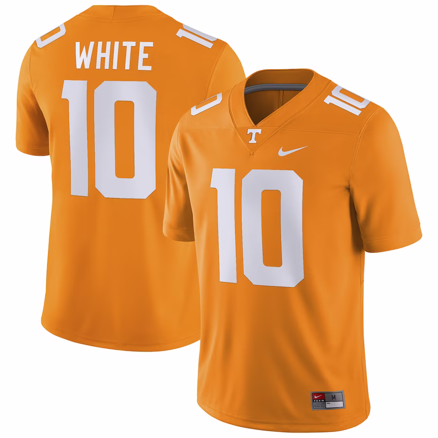 Squirrel White Tennessee Volunteers Nike Player Game Jersey - Tennessee Orange - Jersey