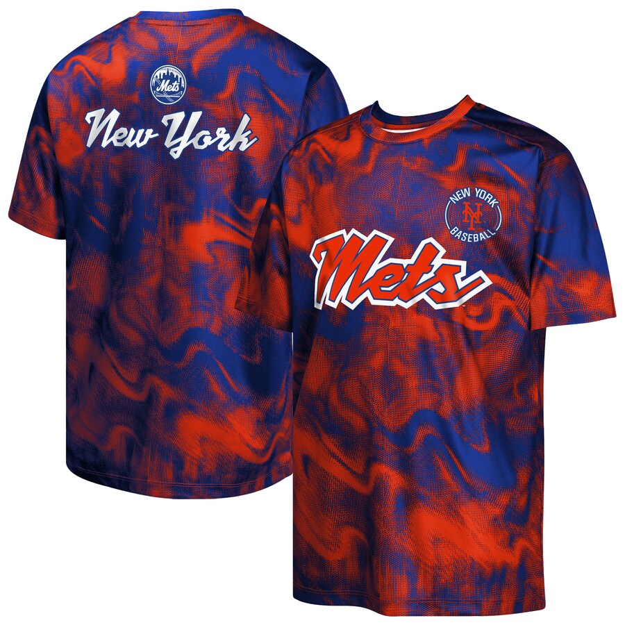 Youth New York Mets Royal/Red Pinch Hitter T-Shirt - Jersey