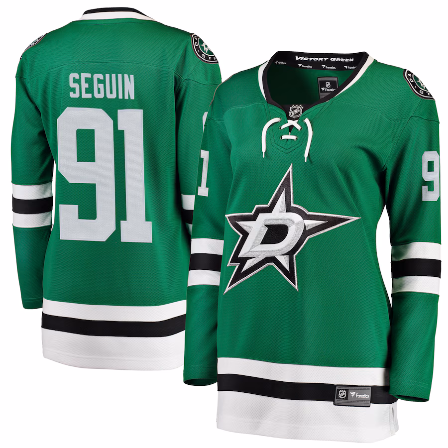 Women's Dallas Stars Tyler Seguin Fanatics Green Home Breakaway Player Jersey - Jersey