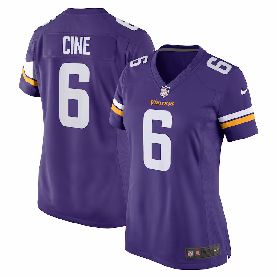 Women's Minnesota Vikings Lewis Cine Nike Purple Game Player Jersey - Jersey