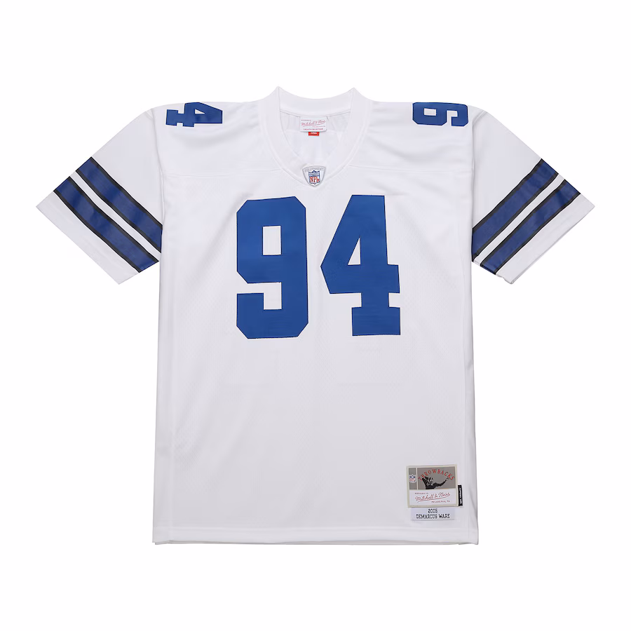 Men's Dallas Cowboys DeMarcus Ware Mitchell & Ness White 2005 Legacy Replica Jersey - Jersey