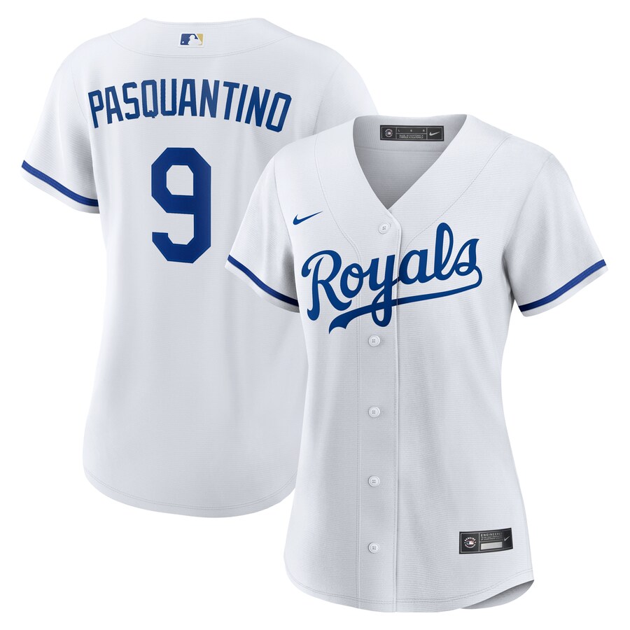 Women's Kansas City Royals Vinnie Pasquantino Nike White Home Replica Jersey - Jersey