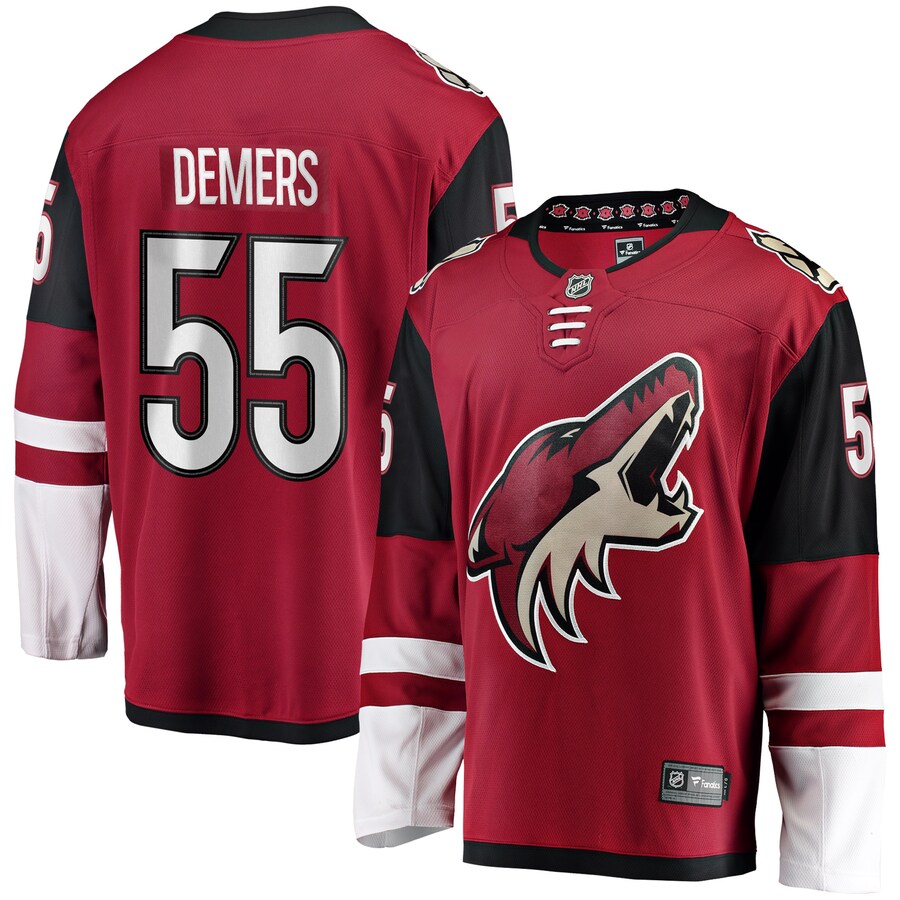 Men's Arizona Coyotes Jason Demers Fanatics Branded Garnet Breakaway Player Jersey - Jersey