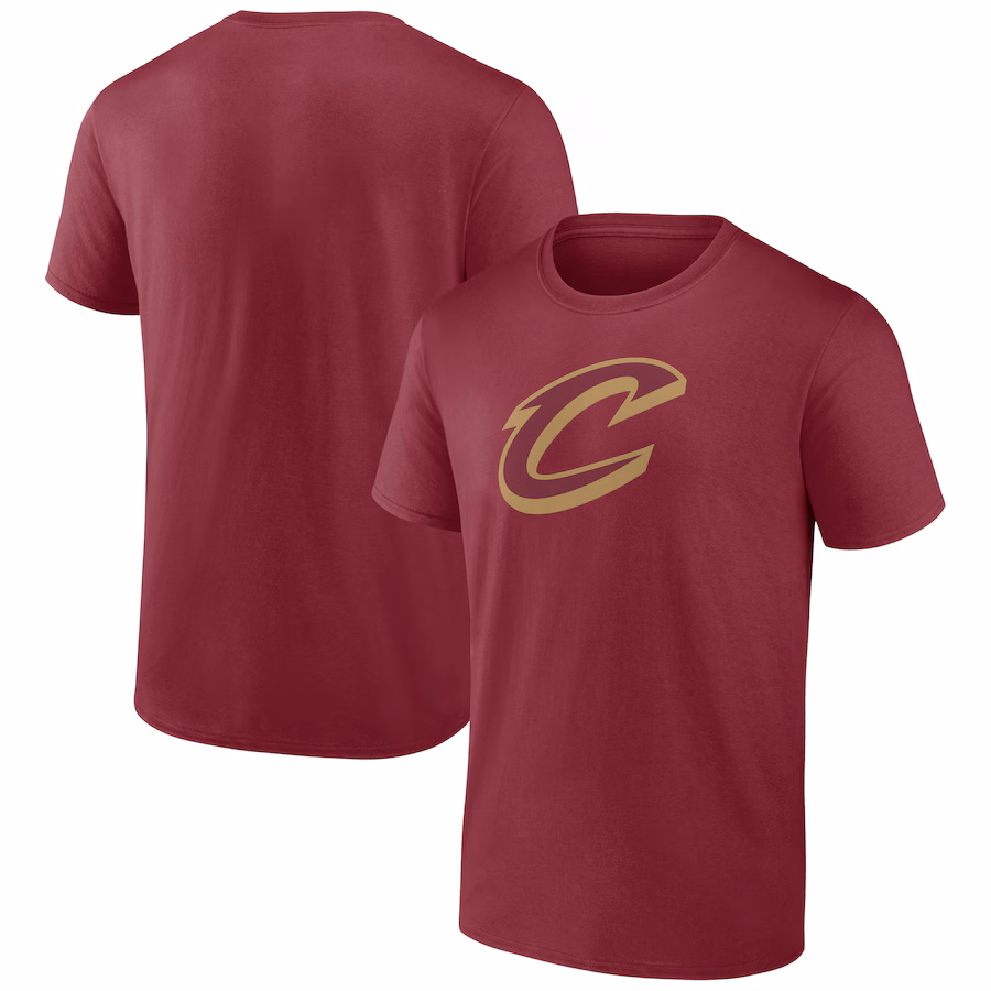 Men's Cleveland Cavaliers Garnet Logo T-Shirt - Jersey