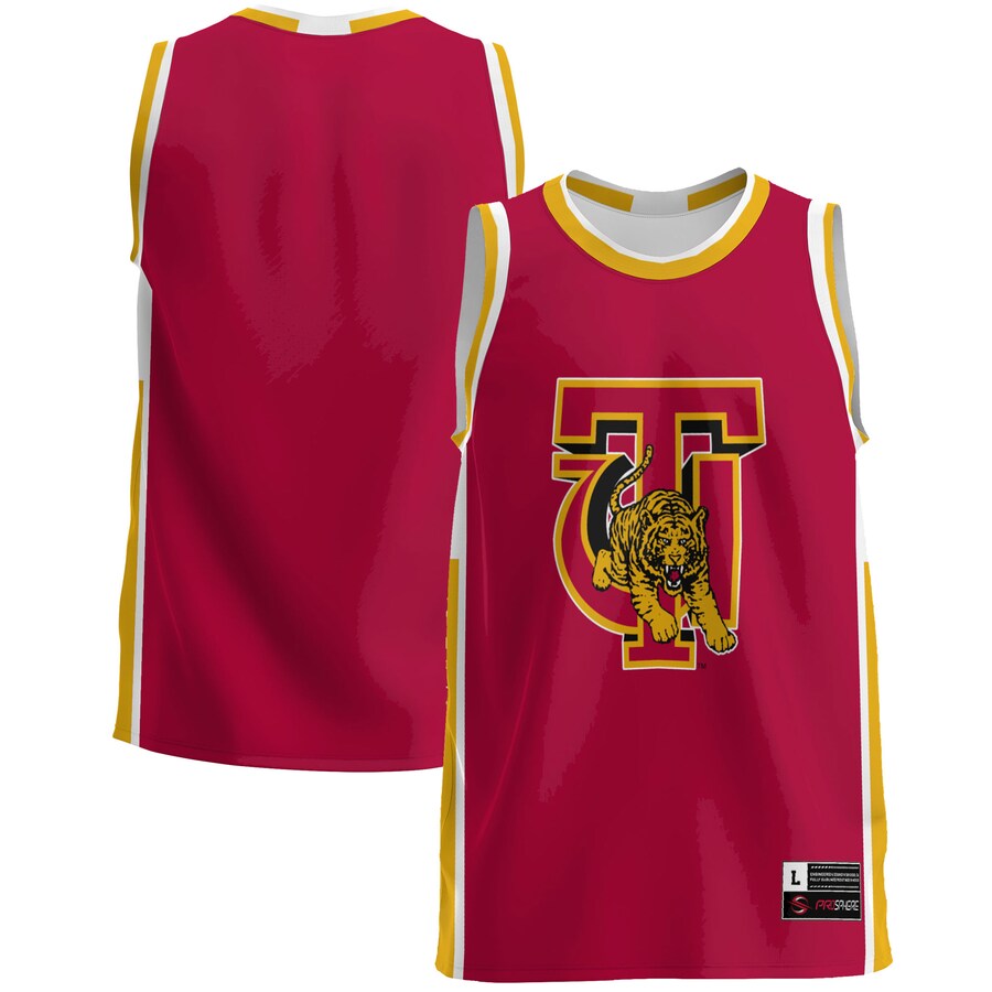 Men's GameDay Greats  Crimson Tuskegee Golden Tigers  Lightweight Basketball Jersey - Jersey