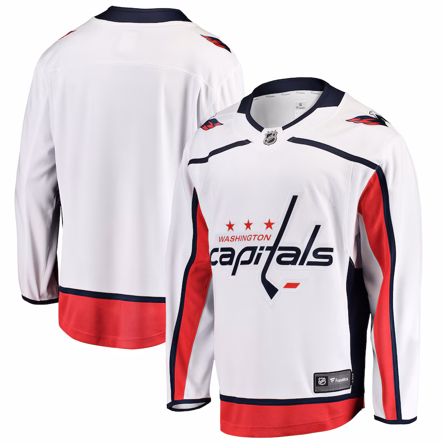 Men's Washington Capitals Fanatics White Breakaway Away Jersey - Jersey