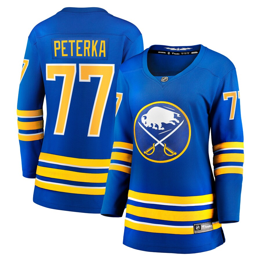 Women's Buffalo Sabres JJ Peterka Fanatics Branded Royal Home Breakaway Player Jersey - Jersey