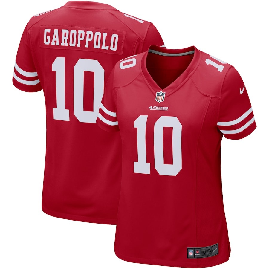 Women's San Francisco 49ers Jimmy Garoppolo Nike Scarlet Game Player Jersey - Jersey