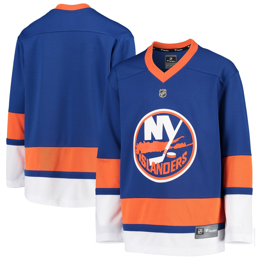 Youth New York Islanders Fanatics Branded Blue Home Replica Blank Jersey - Jersey
