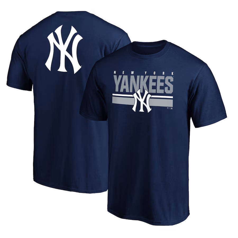 Men's New York Yankees Navy End Game Team Logo T-Shirt - Jersey