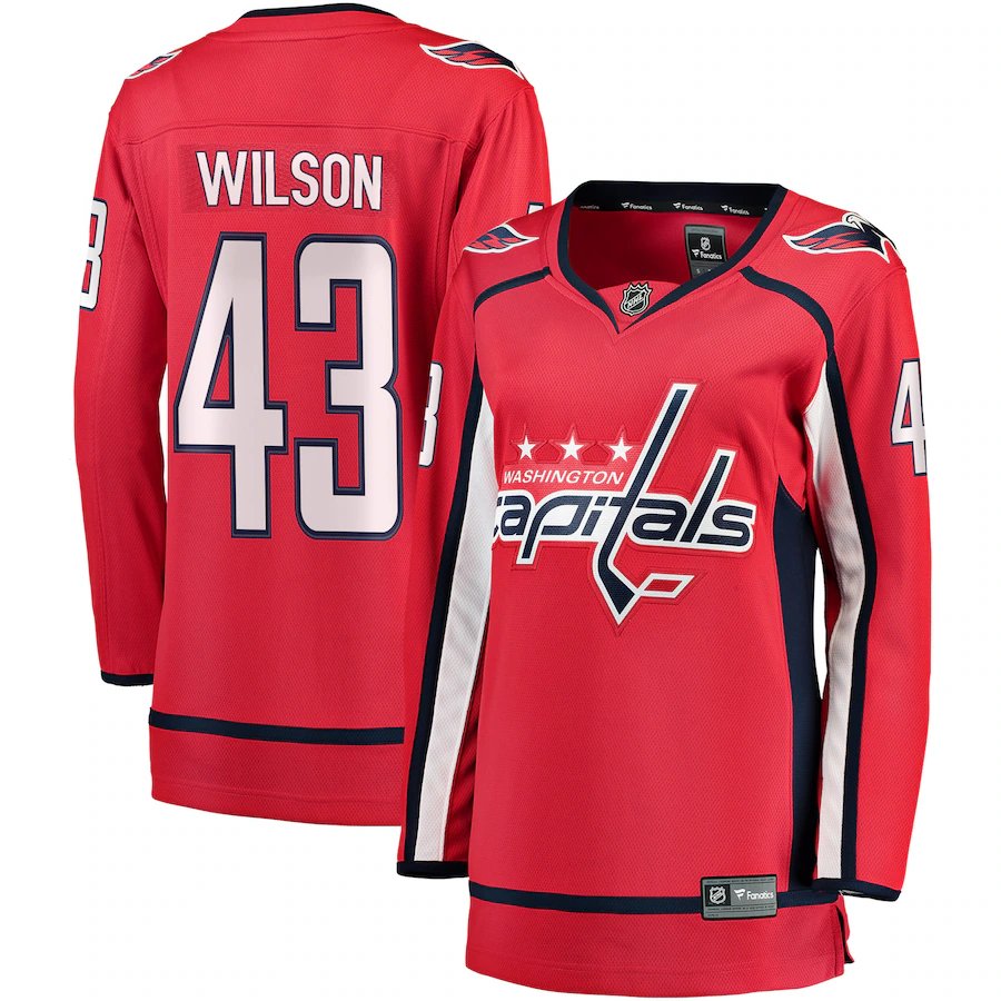 Women's Washington Capitals Tom Wilson Fanatics Red Home Premier Breakaway Player Jersey - Jersey
