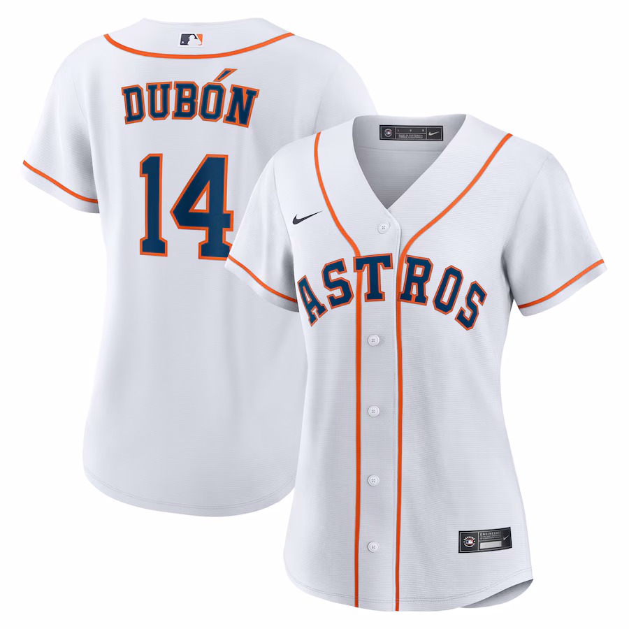 Women's Houston Astros Mauricio Dubón Nike White Home Replica Jersey - Jersey
