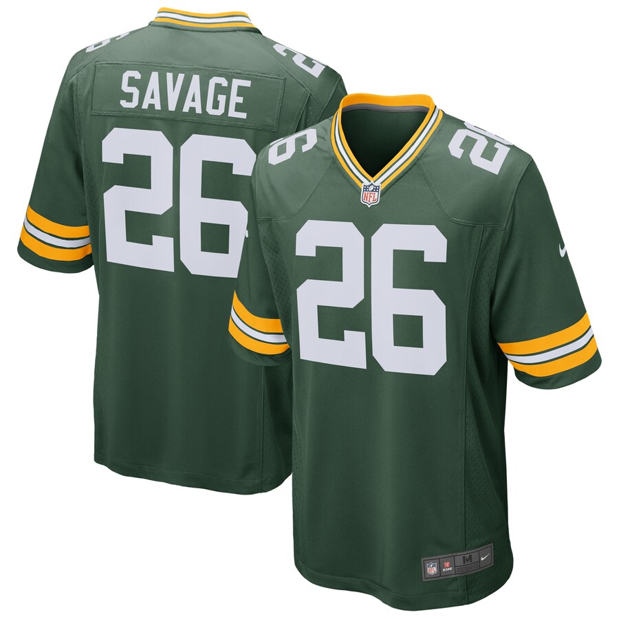 Men's Green Bay Packers Darnell Savage Nike Green Game Jersey - Jersey