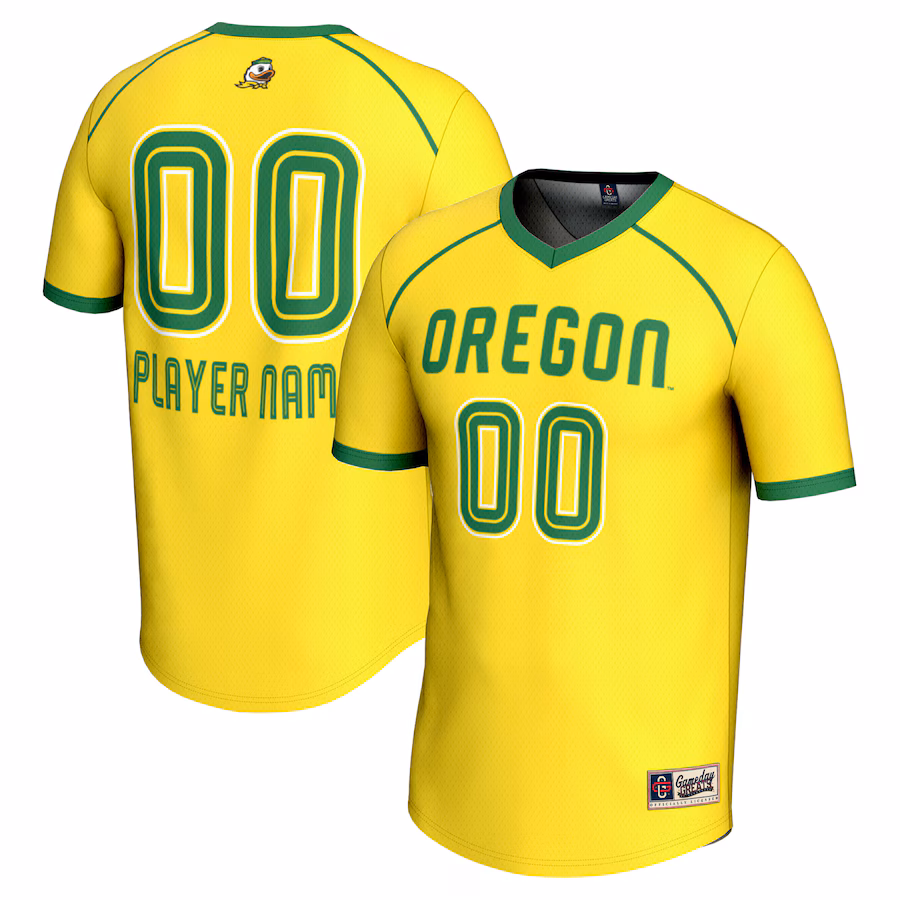 Oregon Ducks GameDay Greats Unisex Women's Lacrosse NIL Lightweight Jersey - Yellow - Jersey