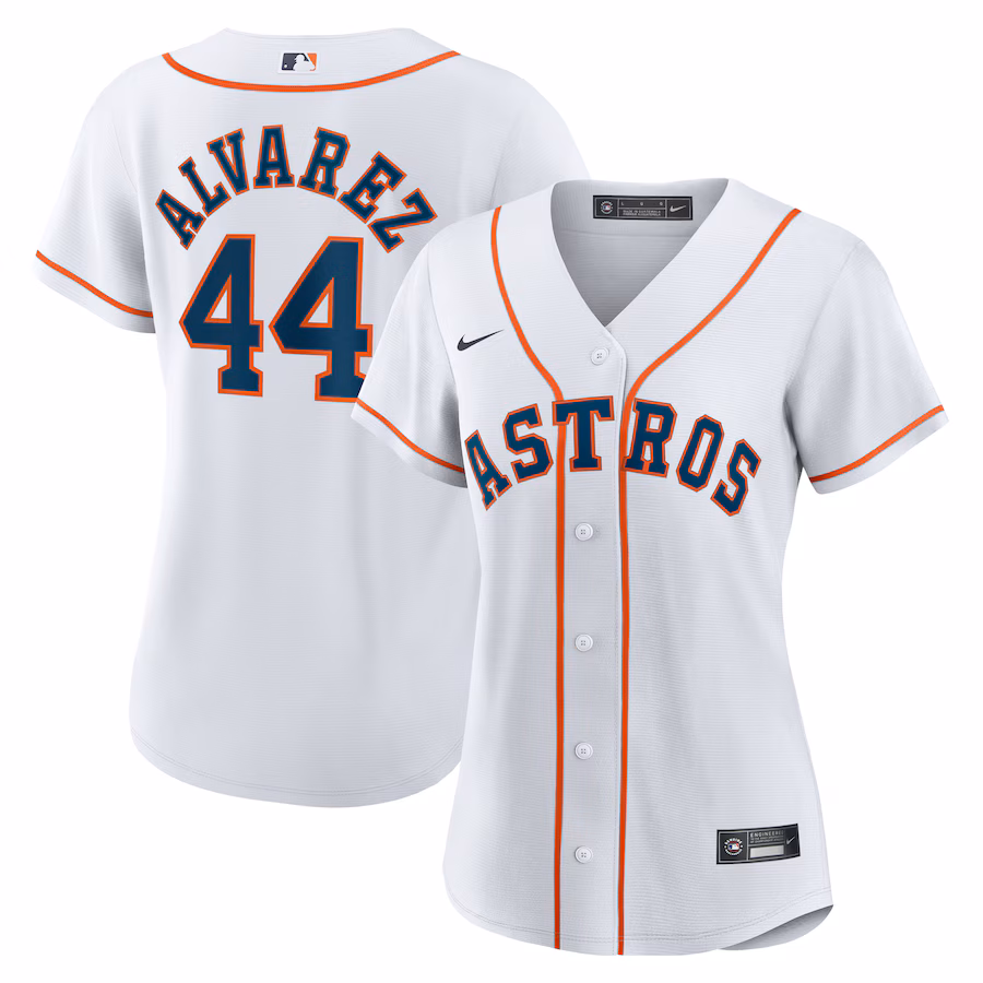 Women's Houston Astros Yordan Alvarez Nike White Home Replica Jersey - Jersey