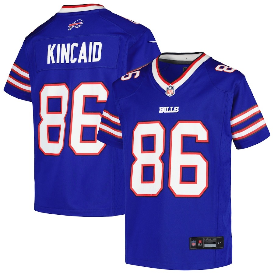 Youth Buffalo Bills Dalton Kincaid Nike Royal Game Jersey - Jersey