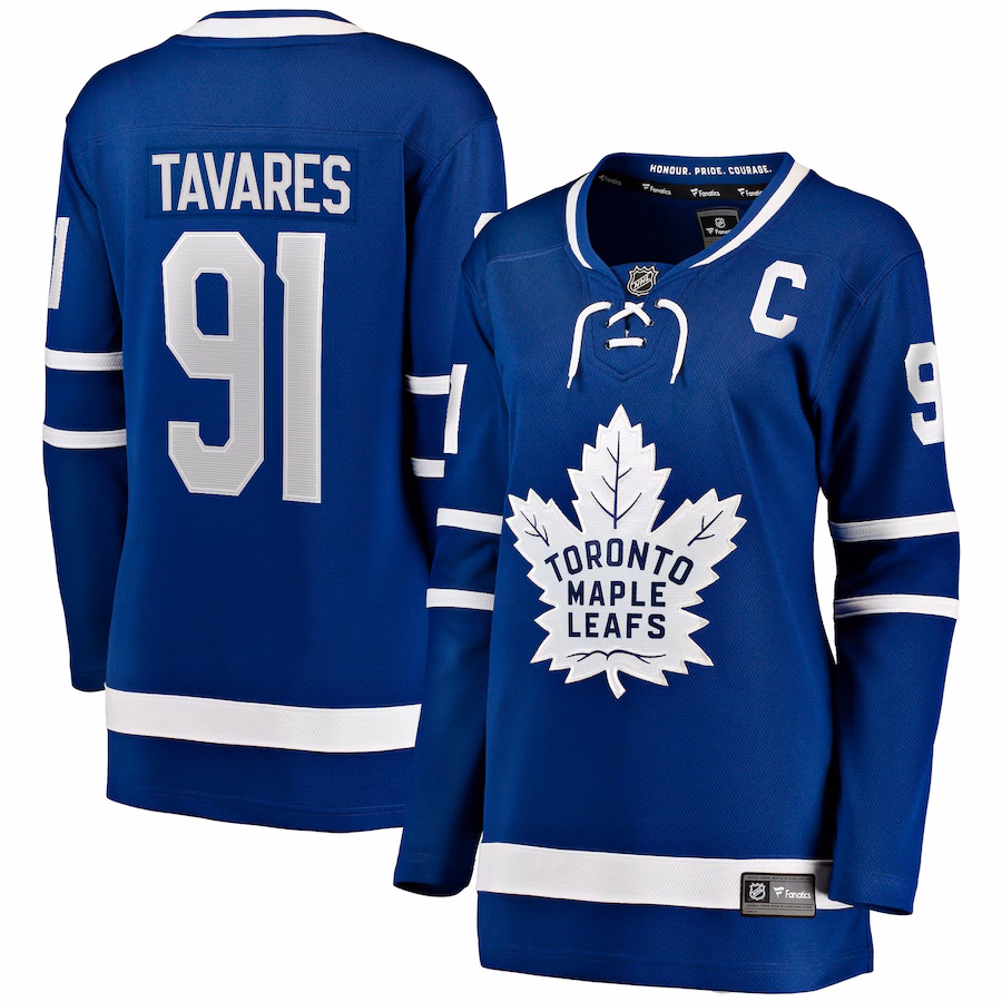Women's Toronto Maple Leafs John Tavares Fanatics Blue Home Breakaway Player Jersey - Jersey