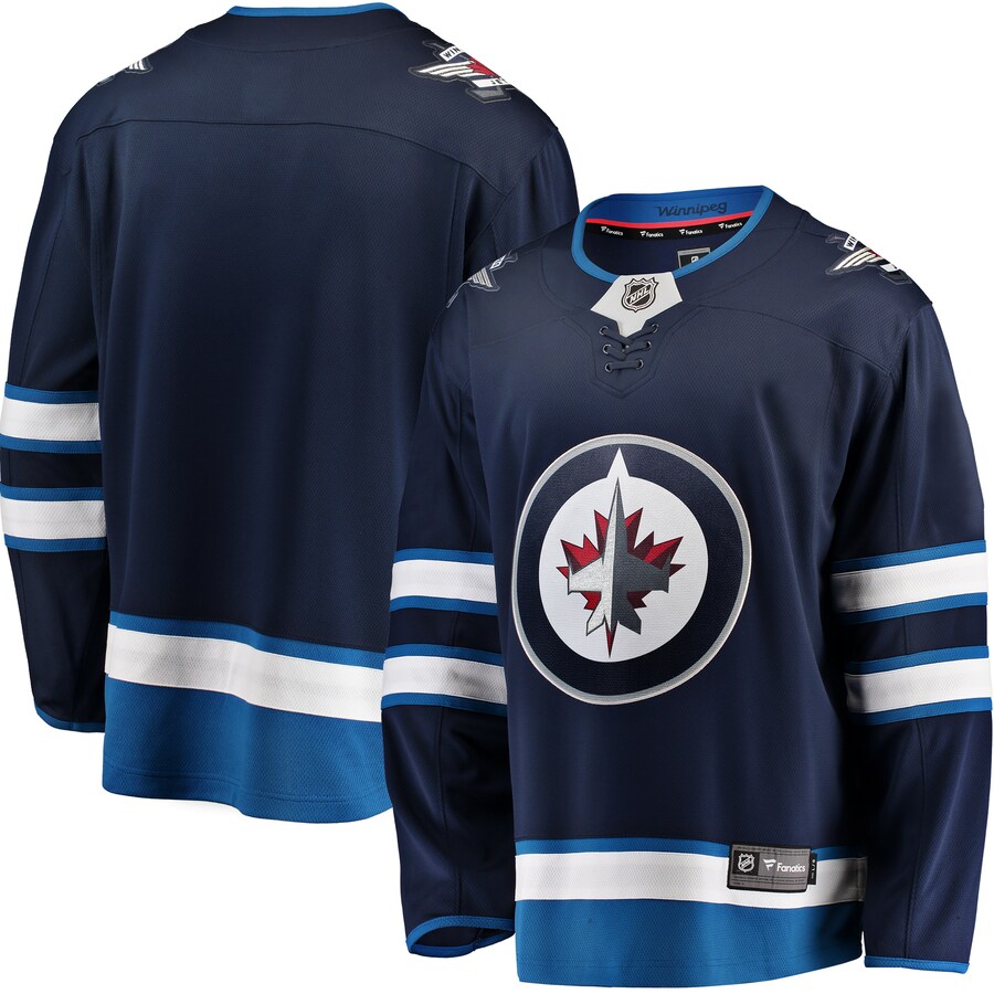 Men's Winnipeg Jets Fanatics Branded Blue Breakaway Home Jersey - Jersey