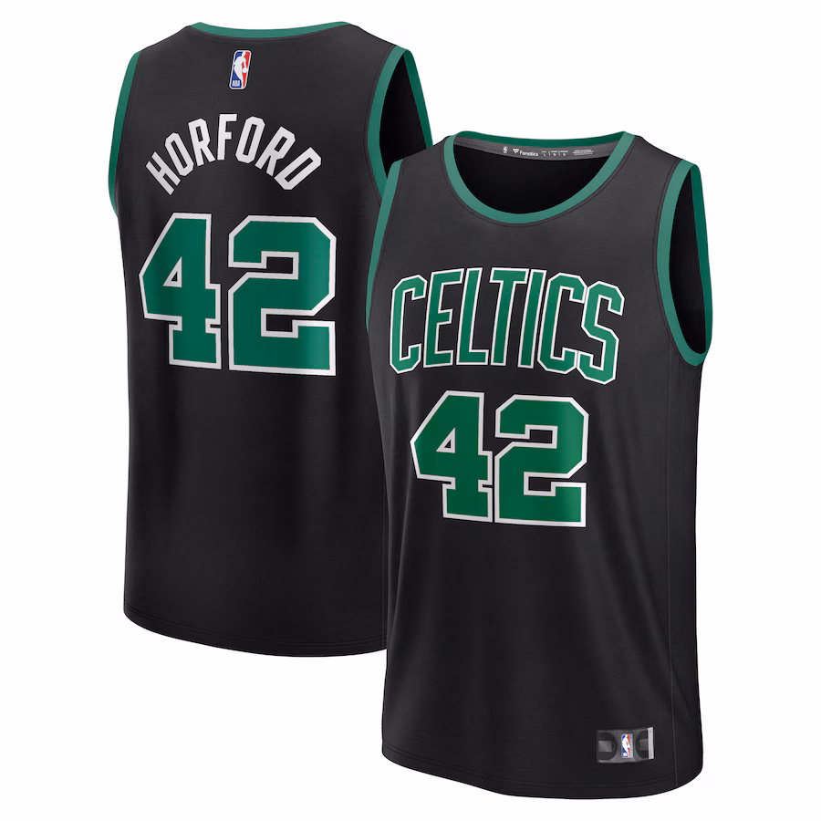 Men's Boston Celtics Al Horford Fanatics Black Fast Break Replica Player Jersey - Statement Edition - Jersey