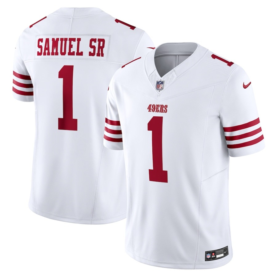 Men's San Francisco 49ers Deebo Samuel Sr Nike White Vapor F.U.S.E. Limited Jersey - Jersey