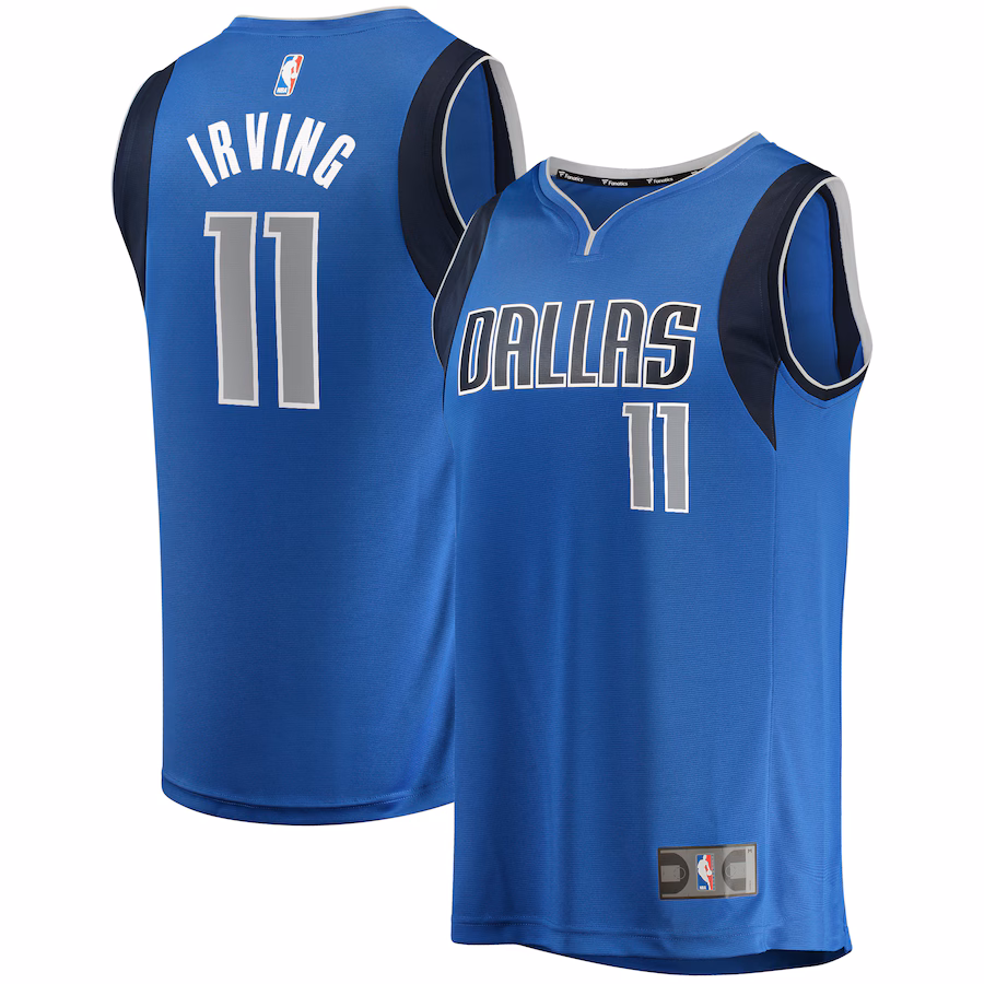 Men's Dallas Mavericks Kyrie Irving Fanatics Blue Fast Break Replica Player Jersey - Icon Edition - Jersey