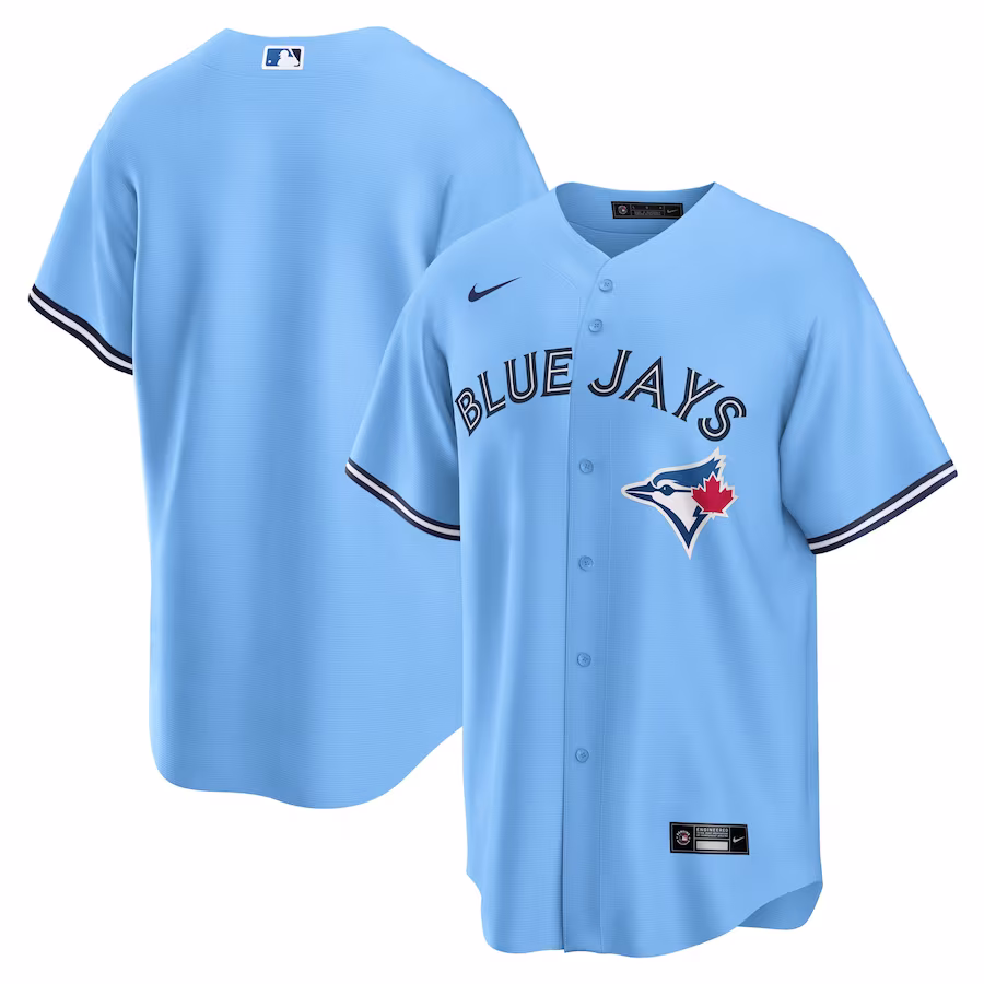 Men's Toronto Blue Jays Nike Powder Blue Alternate Replica Team Jersey - Jersey