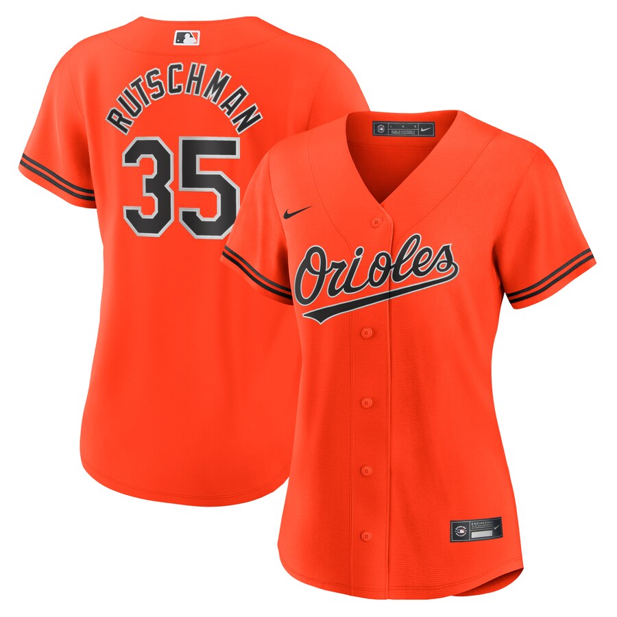 Women's Baltimore Orioles Adley Rutschman Nike Orange Alternate Replica Player Jersey - Jersey