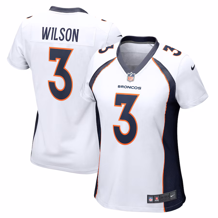 Women's Denver Broncos Russell Wilson Nike White Player Jersey - Jersey