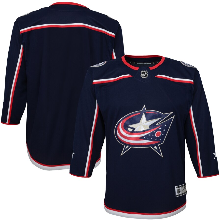 Youth Columbus Blue Jackets Navy Home Premier Jersey - Jersey