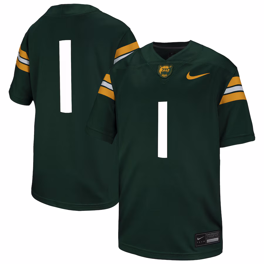 Youth Nike #1 Green Baylor Bears Untouchable Football Jersey - Jersey