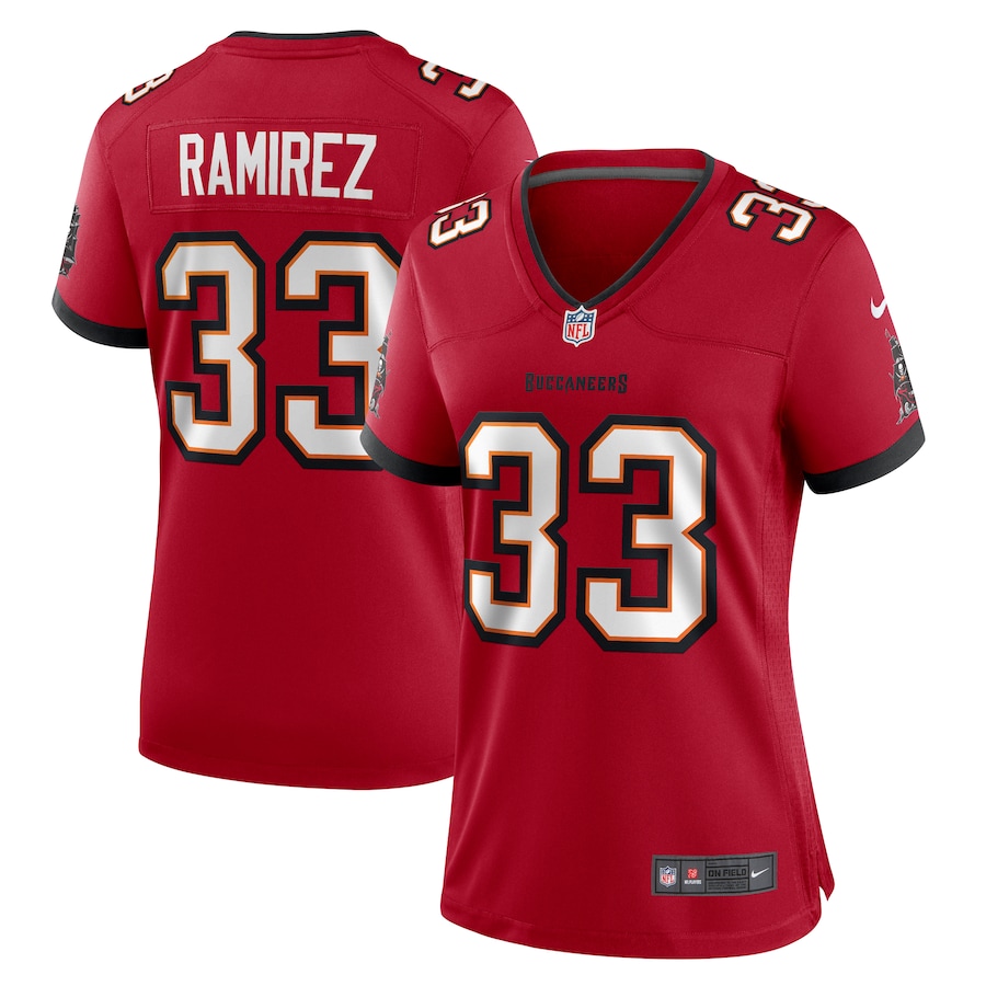 Women's Tampa Bay Buccaneers José Ramírez Nike Red Team Game Jersey - Jersey