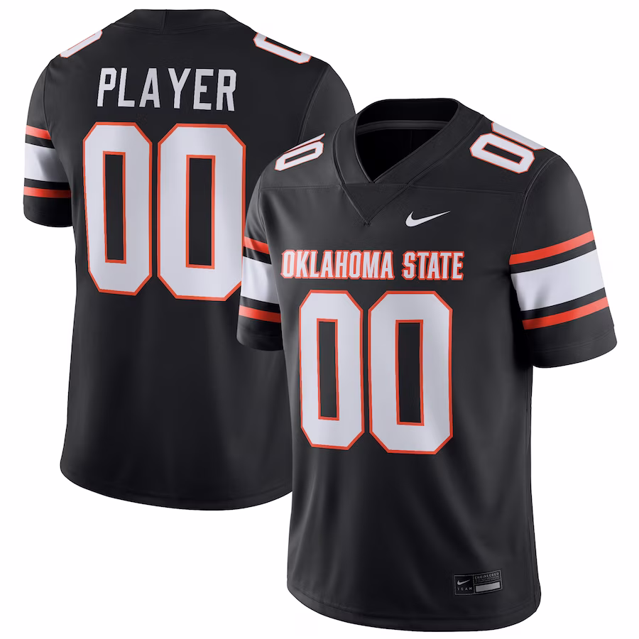 Oklahoma State Cowboys Nike  Alternate NIL Pick-A-Player Game Jersey – Black - Jersey